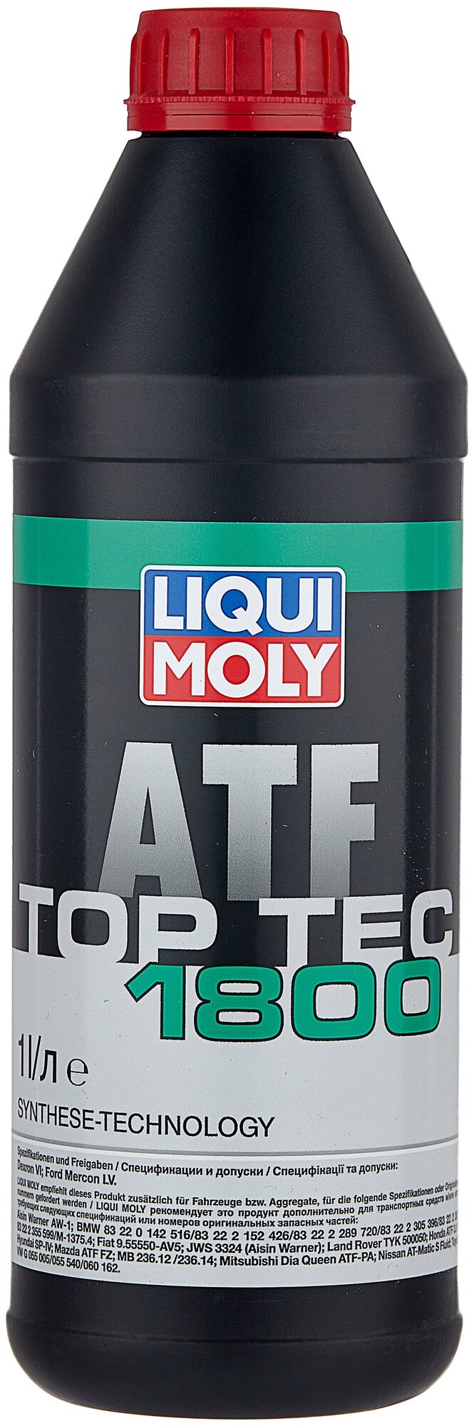 Liqui moly top tec atf 1800 / жидкость для акпп 1л (2381)