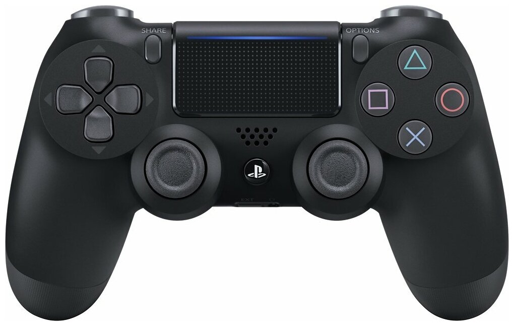 Джойстик беспроводной Sony DualShock 4 v2 Black (черный) (PS4)