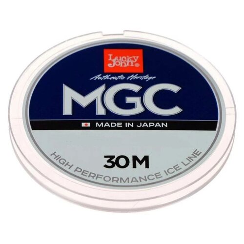 Монофильная леска Lucky John MGC d=0.1 мм, 30 м, 1.45 кг, прозрачный, 1 шт. naipo mgc 168