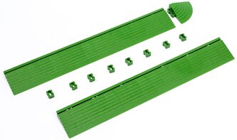 Бордюр для модульного покрытия Helex зеленый