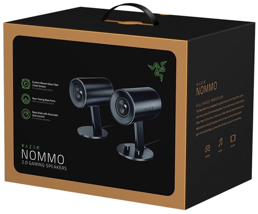 Razer Nommo - 2.0 Gaming Speakers - EU Packaging