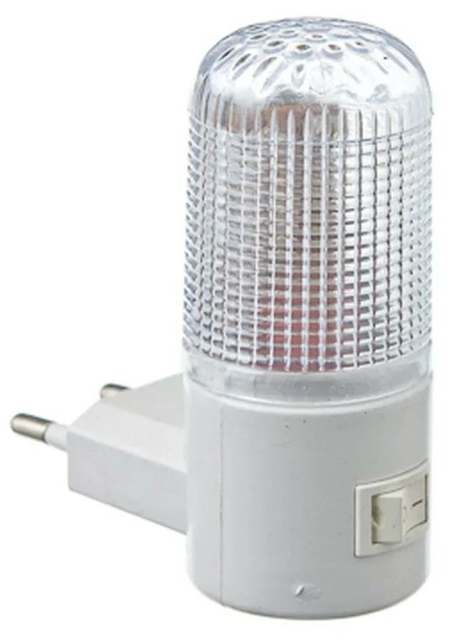 Светодиодный ночник 4 LED, 220 В, 0,5 Вт, 8х7х3 см, с выключателем для рассеянного мягкого освещения - фотография № 1