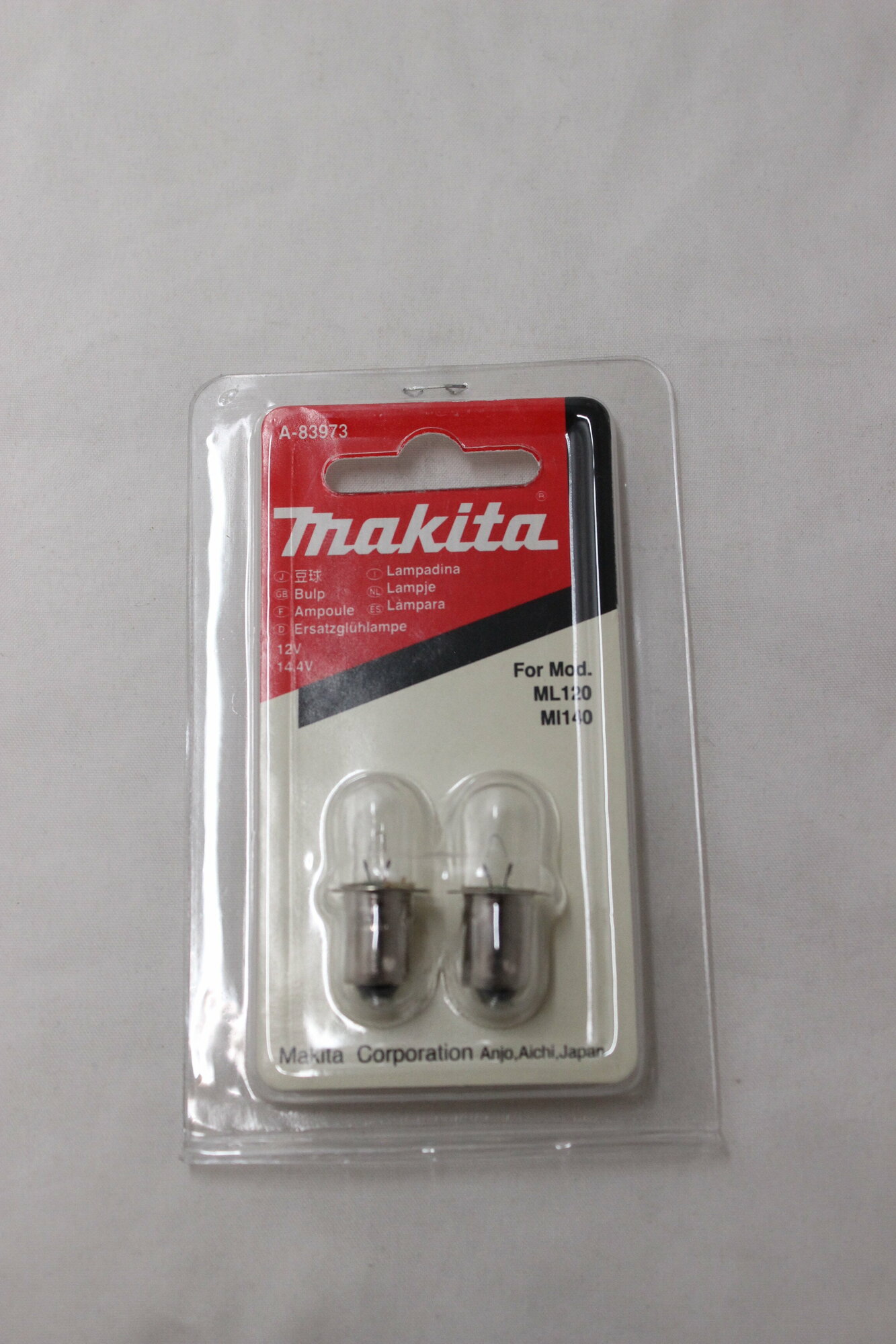 Упаковка ламп накаливания 2 шт. Makita A-83973