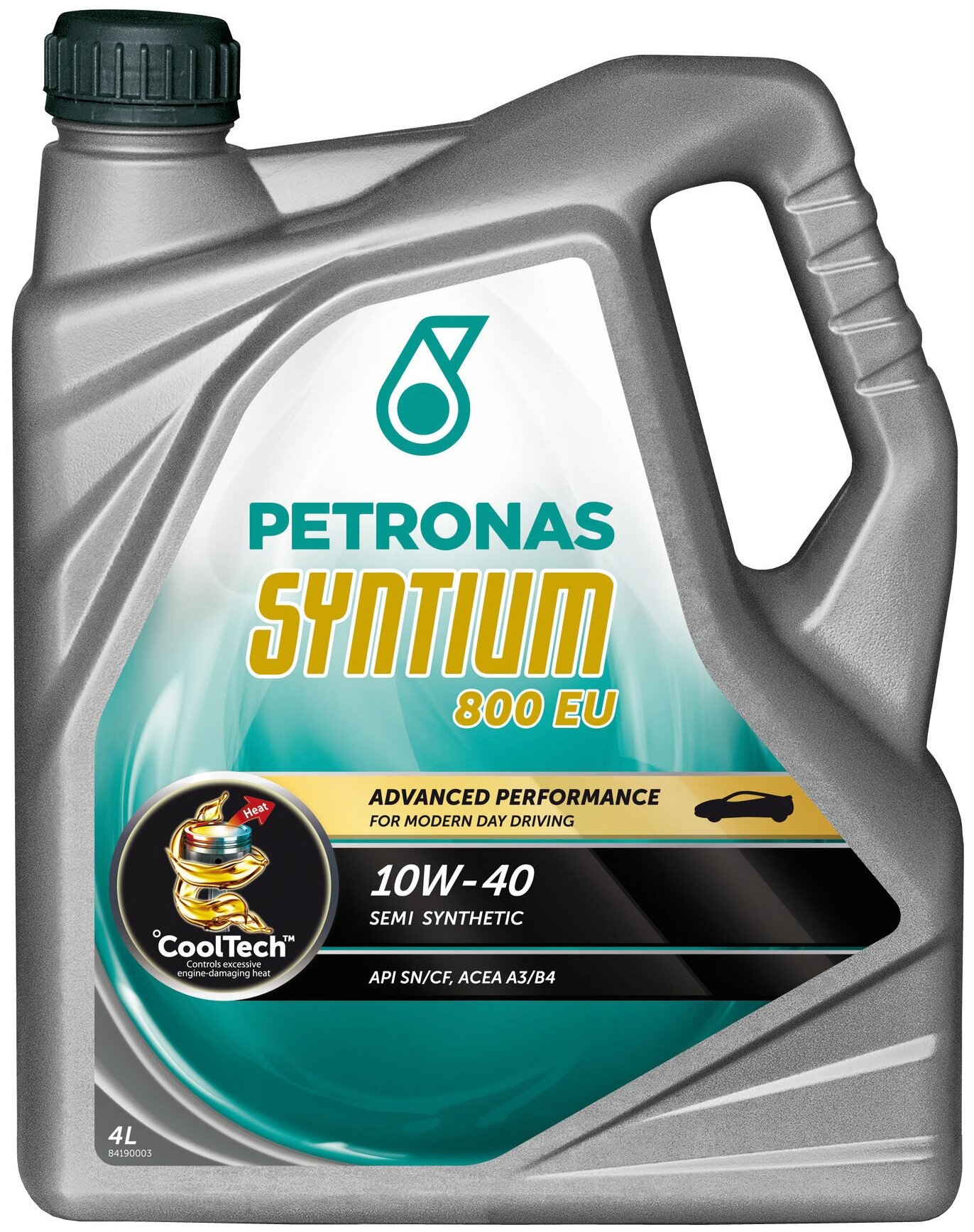 Моторное масло PETRONAS SYNTIUM 800 EU 10W40 4 литра 70732K1YEU Полусинтетическое API SN ACEA A3 B4 MB 229.3 VW 501.01 505.00 RN0700 RN0710 B712300