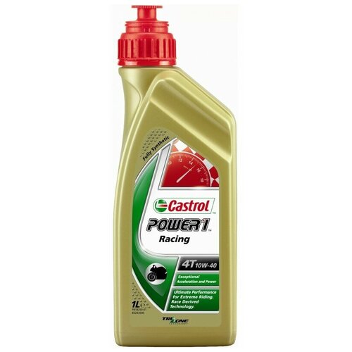 фото Полусинтетическое моторное масло castrol power 1 racing 4t 10w-40 1 л