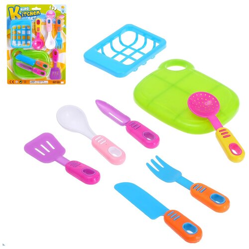 фото Набор посуды «столовые приборы», с доской для резки сима-ленд