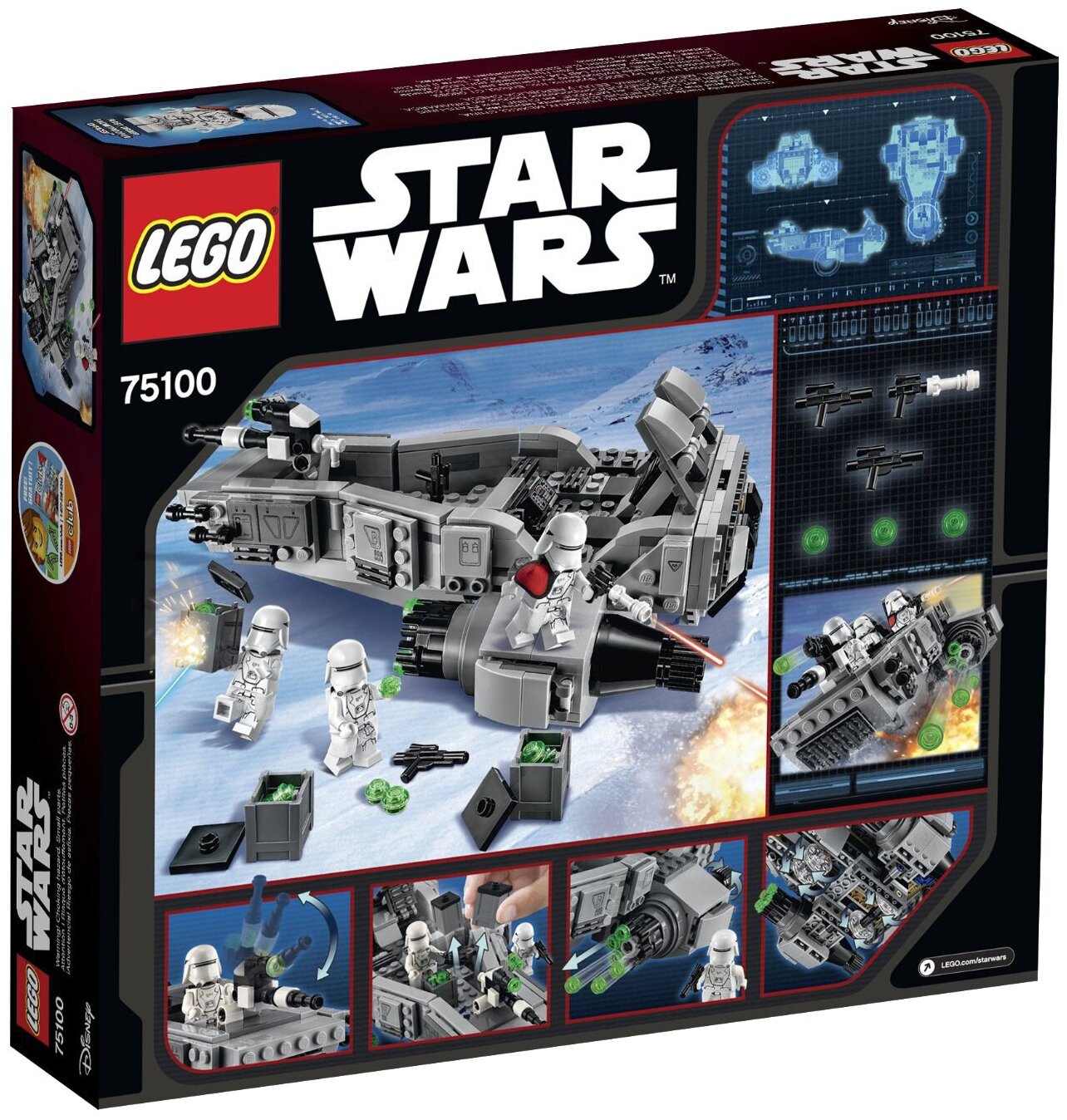 Конструктор LEGO Star Wars 75100 Снежный спидер Первого Ордена