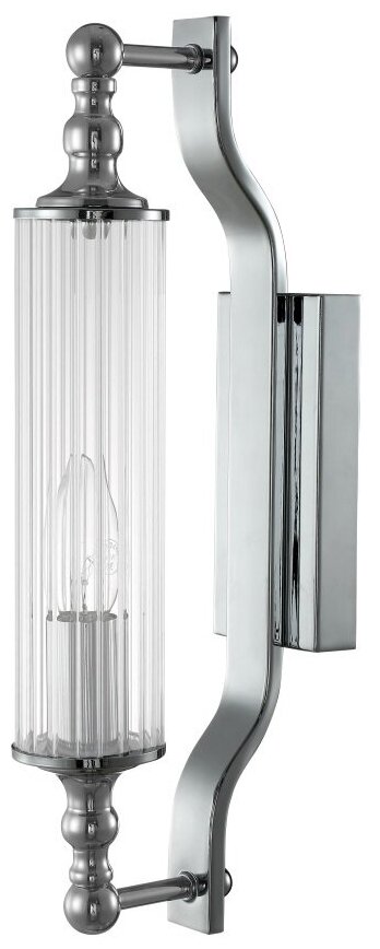 Бра Crystal Lux Tomas AP1 Chrome, E14, 60 Вт