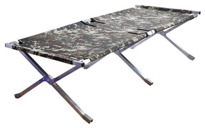 Следопыт Раскладушка туристическая "следопыт" в чехле, 1950х650х400 мм, труба алюминий 25х25 мм