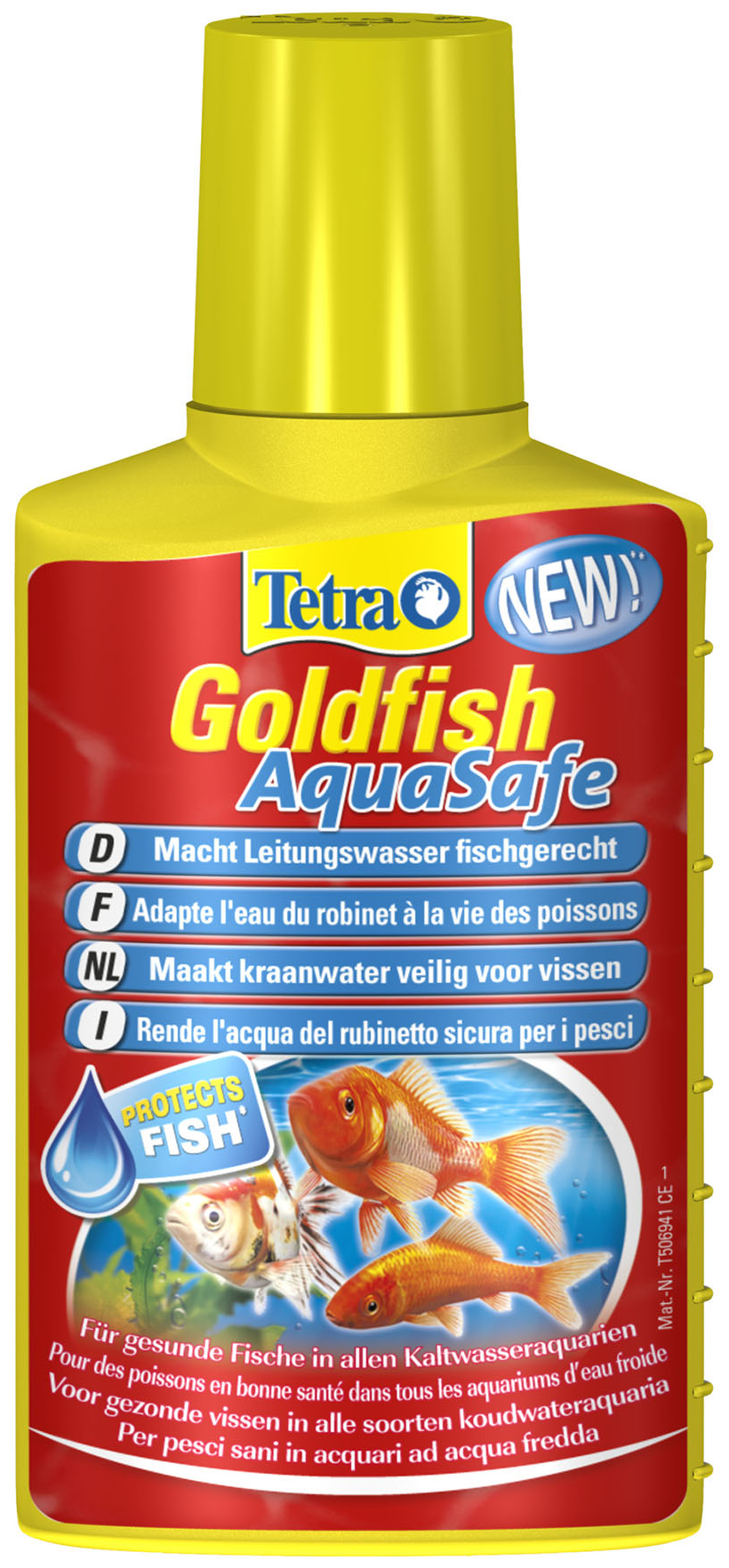 Tetra AquaSafe Goldfish Препарат для приготовления воды, пригодной для холодноводных аквариумных рыб 100мл