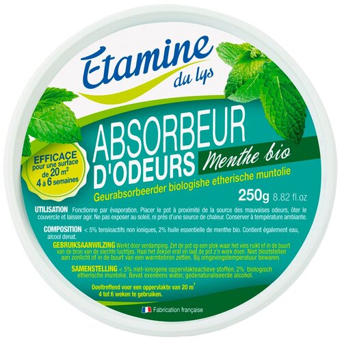 ETAMINE DU LYS Поглотитель запахов с био ментолом, 250 гр,