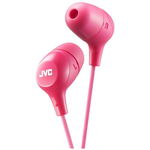 Проводные наушники JVC HA-FX38, pink наушники jvc ha kd5 p ef kids проводные детские розовые фиолетовые