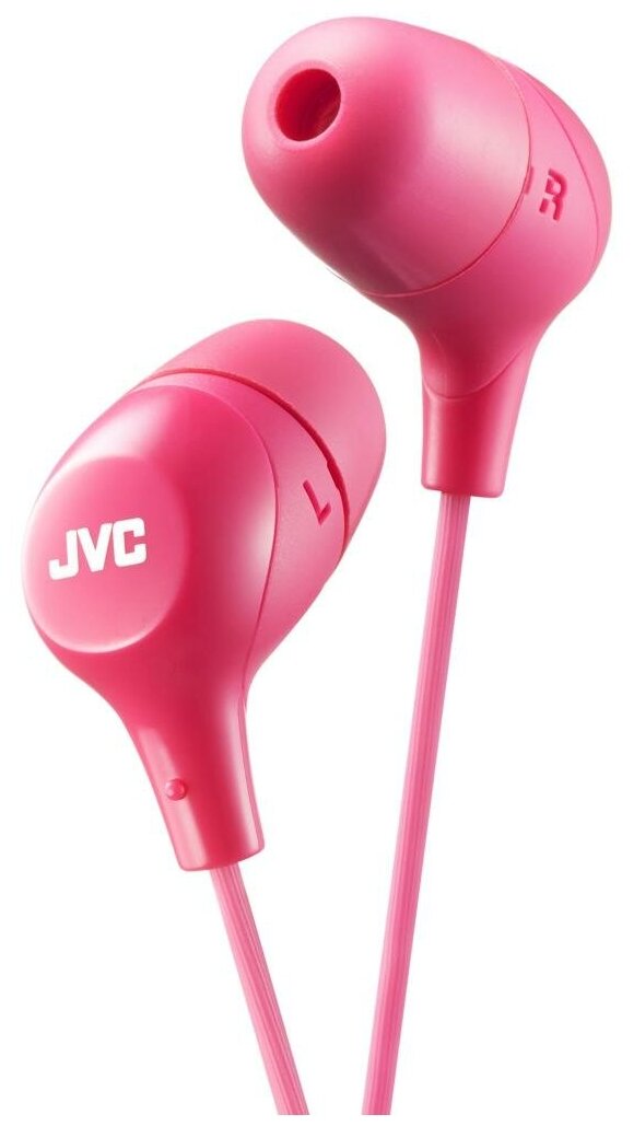 Наушники JVC HA-FX38-P-E pink - фотография № 1