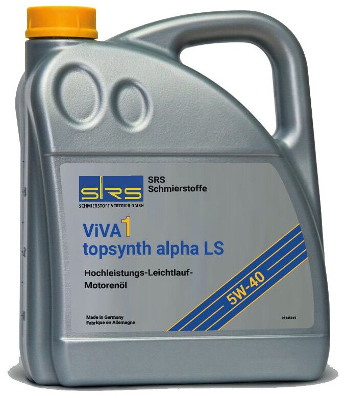 Масло моторное VIVA 1 TOPSYNTH alpha LS 5W40 синт.4л SRS 7944