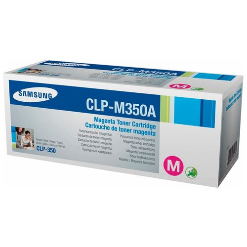 Картридж Samsung CLP-M350A, 2000 стр, пурпурный картридж nv print clp m350a для samsung 2000 стр пурпурный