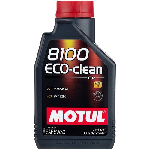 фото Моторное масло motul 8100 eco-clean 5w-30 1 л