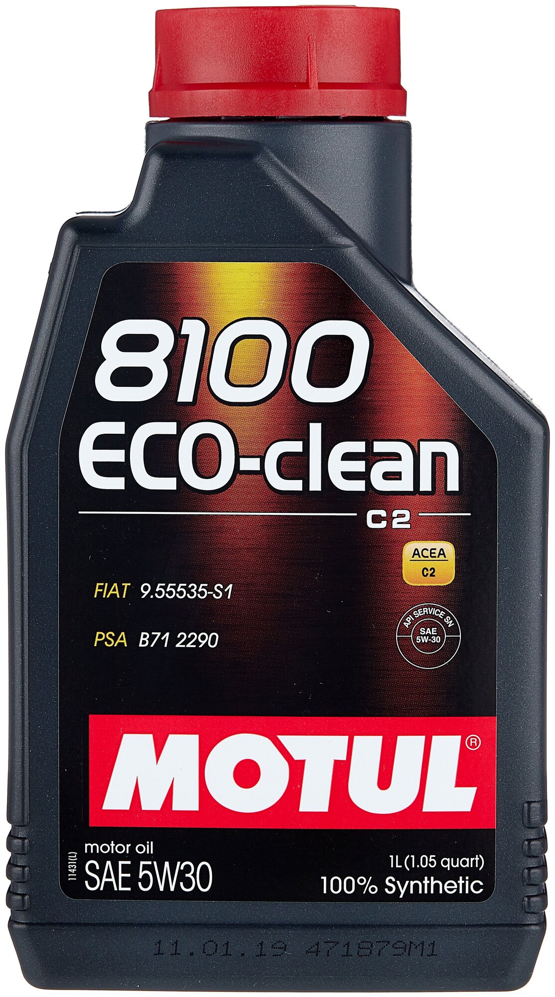 Синтетическое моторное масло Motul 8100 Eco-clean 5W30