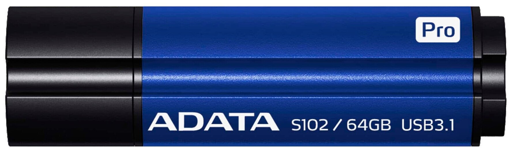 USB 3.1 Flash Drive 64GB ADATA Superior S102 Pro, синий алюминий (AS102P-64G-RBL)