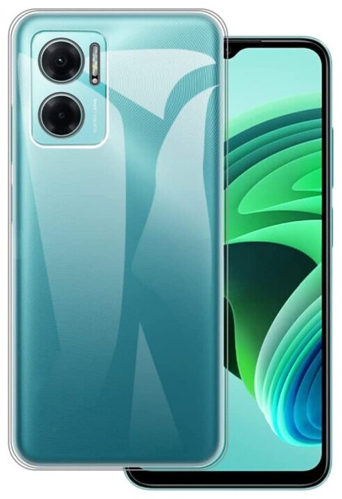 Чехол для Xiaomi Redmi Note 11E Ультратонкий силикон Premium с защитой камеры