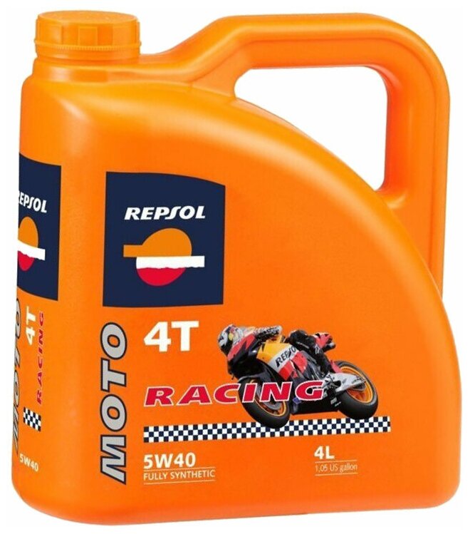 Синтетическое моторное масло Repsol Moto Racing 4T 5W40