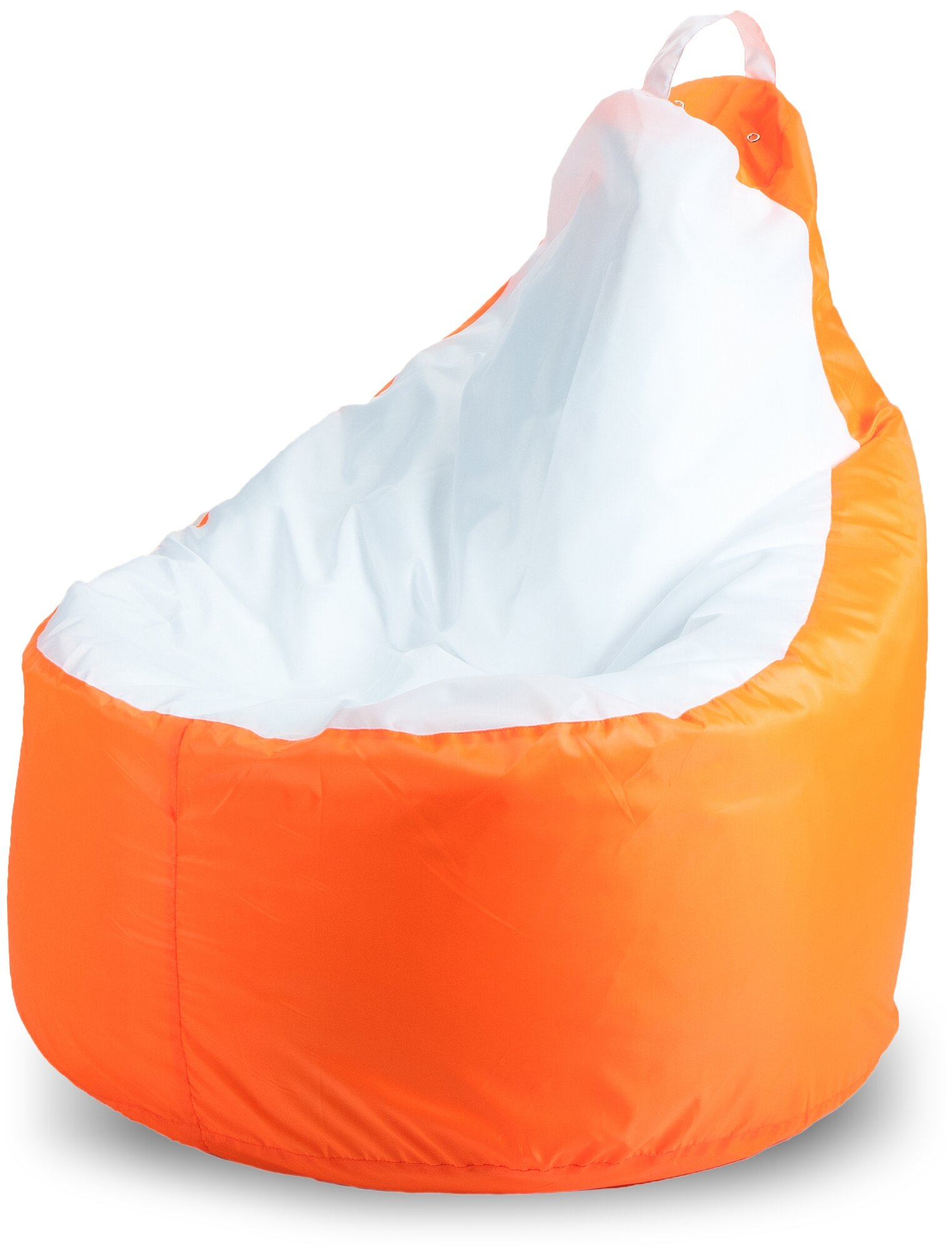 Кресло-мешок «Комфорт», оксфорд, Оранжевый и белый