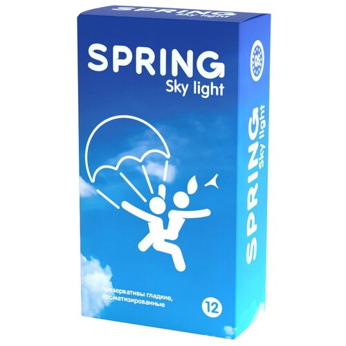 Презервативы Spring Sky Light, 12 шт. презервативы spring spring classic 3 шт