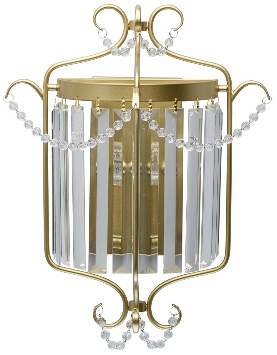 Настенный светильник MW-Light Адель 373024701, E14, 40 Вт, золотой