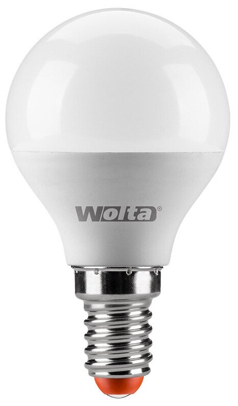 Wolta лампа св/д шар G45 E14 10W(825lm) 6500K 6K 94X45 25W45GL10E14