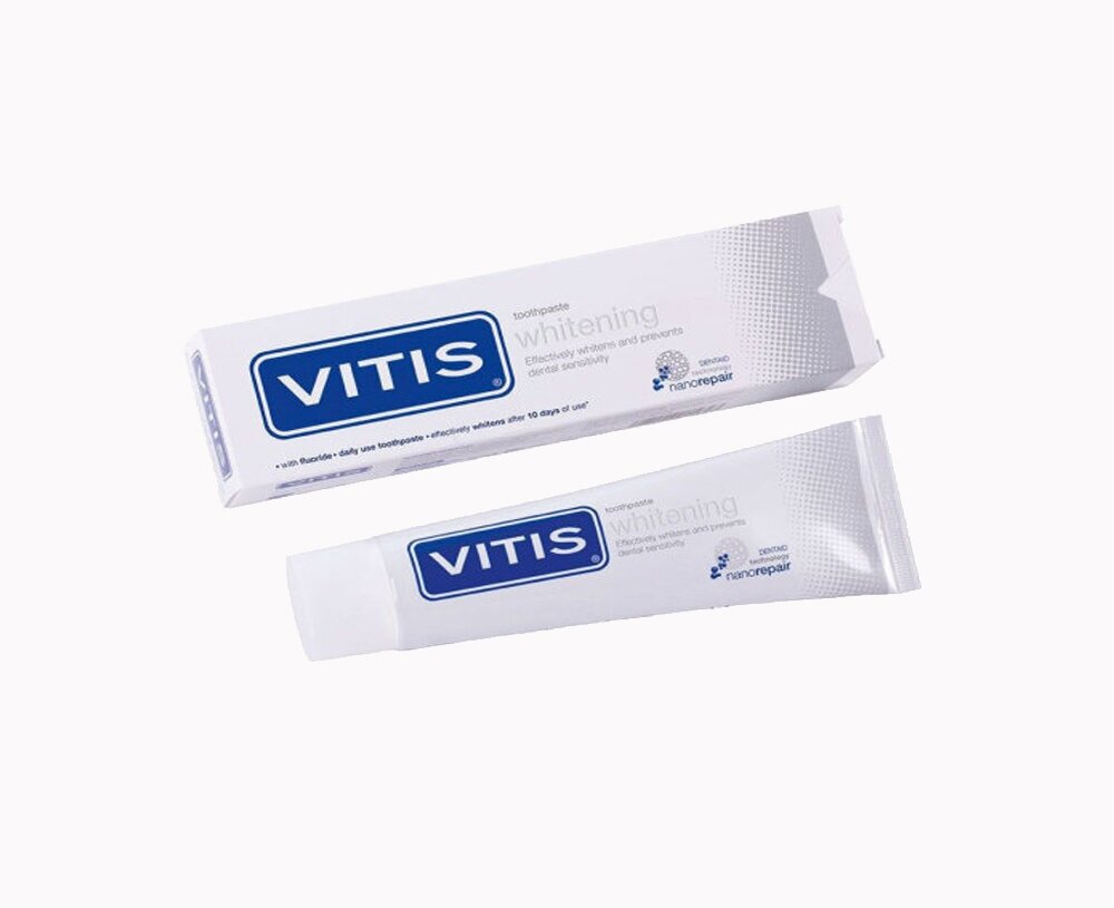 Зубная паста отбеливающая VITIS WHITENING DENTAID, 100 мл - фото №7