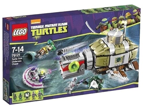 Конструктор LEGO Teenage Mutant Ninja Turtles 79121 Атака подводной лодки, 684 дет.