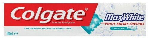 Зубная паста Colgate Max White Crystal Mint, 100 мл