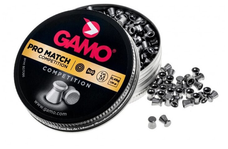 Пули пневматические GAMO PRO – MATCH 4,5 мм (500шт) 6321834 Gamo 6321834