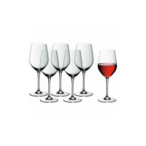Набор бокалов для вина WMF Easy Plus 6 предметов объем 045 л стекло можно мыть в посудомоечной машине 7990₽
