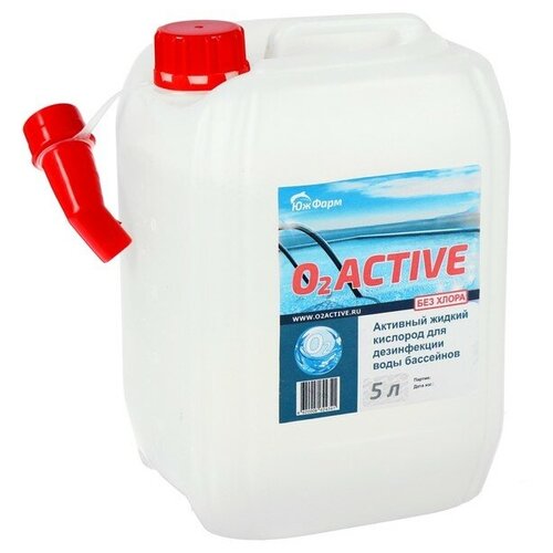О2 ACTIVE, средство для дезинфекции воды бассейнов, 5 л .