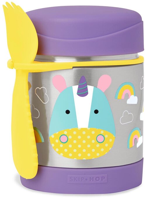 Термос для еды SKIP HOP Zoo Unicorn, 0.325 л, фиолетовый