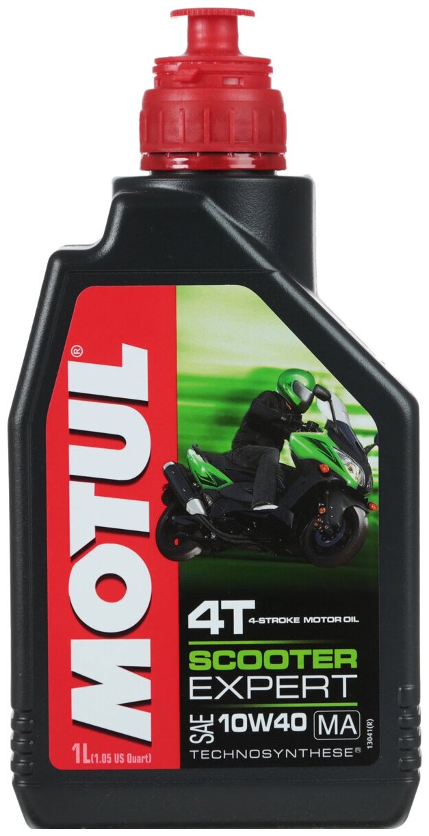 Моторное масло Motul Scooter Expert 4T 10W-40, полусинтетическое, 1 л (101257)