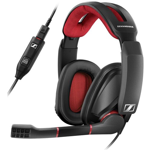 Компьютерная гарнитура Sennheiser GSP 350, черно-красный