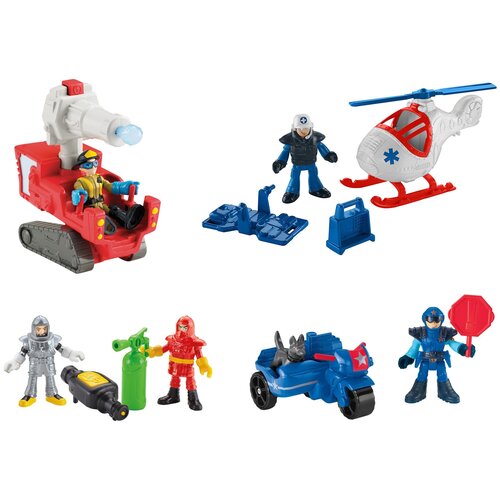 Фигурки Imaginext Городские спасатели CJM55, 5 шт.