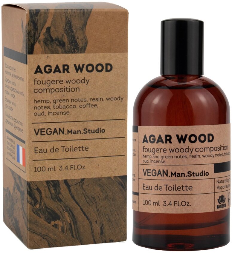 Туалетная вода мужская Vegan Man Studio Agar Wood, 100 мл