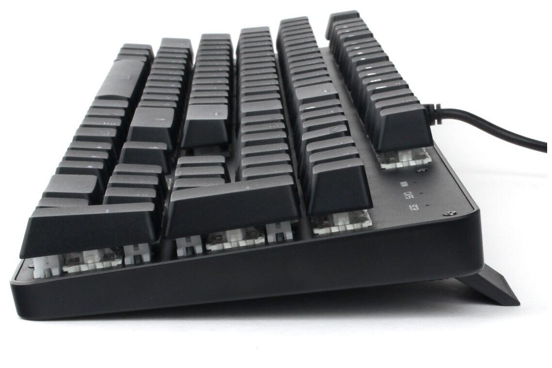 Клавиатура Gembird чёрная, USB, Outemu Blue, 104 кл., Rainbow, 9 реж., 1,5м - фото №11