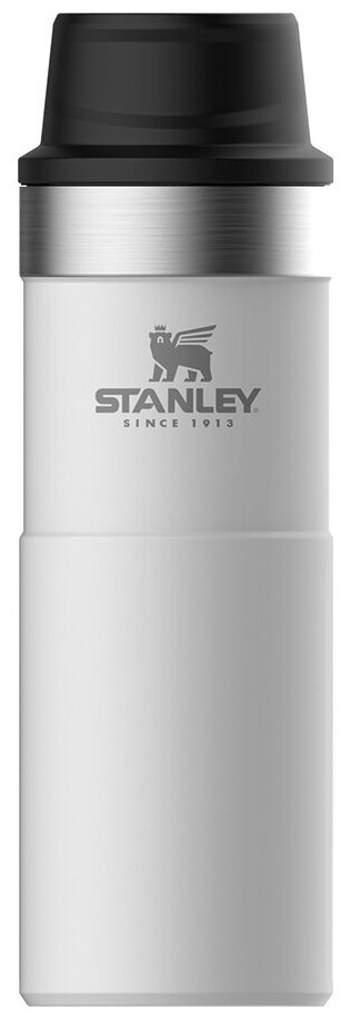 Термокружка Stanley The Trigger-Action Travel Mug (10-06439-032) 0.47л. белый