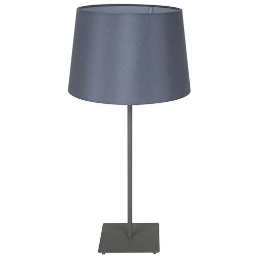 фото Лампа декоративная lussole lgo milton grlsp-0520, e27, 10 вт, цвет арматуры: серый, цвет плафона/абажура: серый