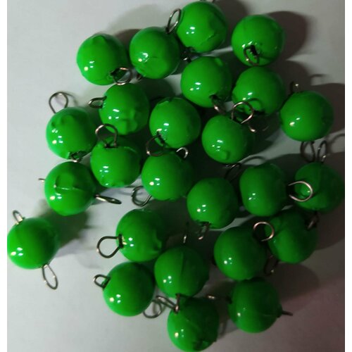 фото Грузила для рыбалки чебурашка набор 25 штук 5 грамма без бренда