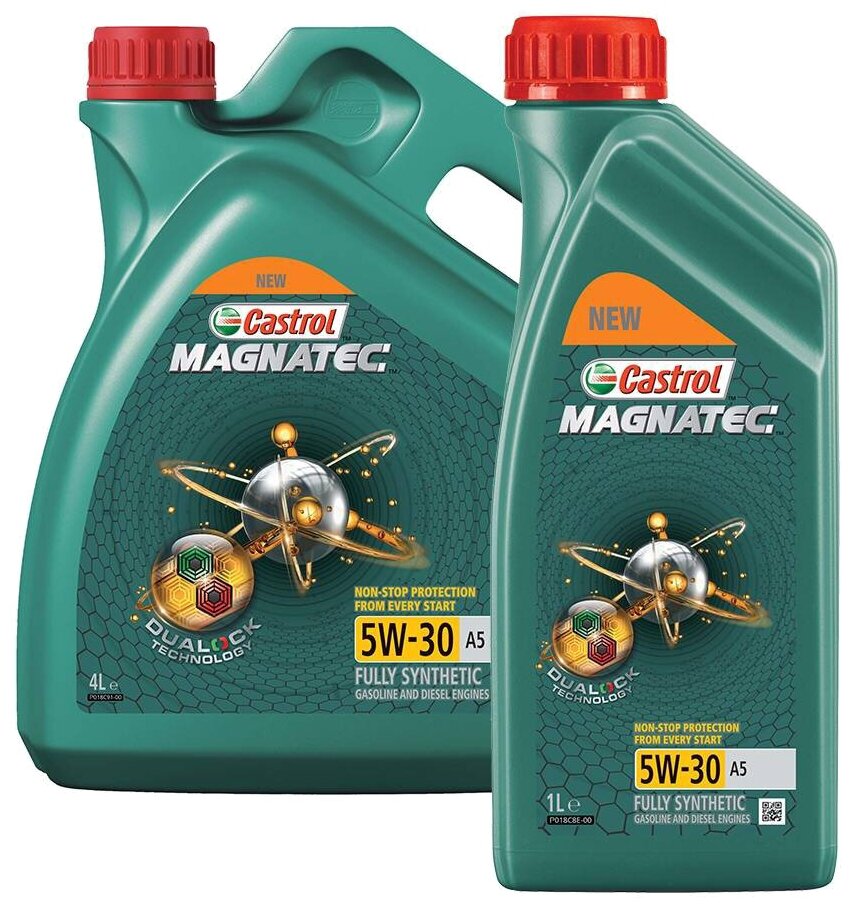 Castrol Magnatec 5w-30 (A5) Синт. 5л.Dualok Масло Моторное (Ford) Castrol арт. 15E7BA