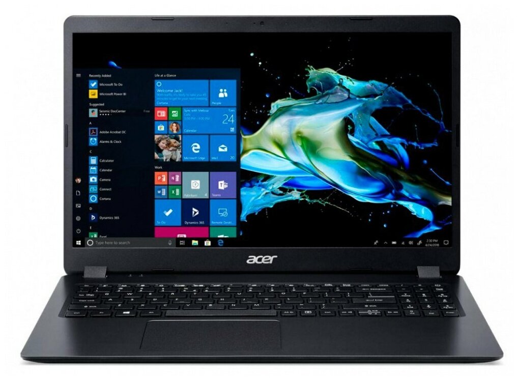 Ноутбук Acer Extensa 15 EX215-52-3072 Intel Core i3 1005G1 1200MHz1561920x10804GB1000GB HDDDVD нетIntel UHD GraphicsWi-FiBluetoothWindows 10 Home NXEG8ER01B Black