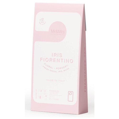 Ароматизированная карточка Mr &Mrs Fragrance IRIS FIORENTINO/Флорентийский ирис, 1 шт
