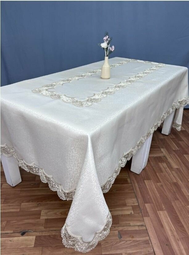 фото Скатерть на стол, на кухонный стол, на прямоугольный стол, на стол для кухни, кухонная, водоотталкивающая/Скатерть на кухню /150х180см