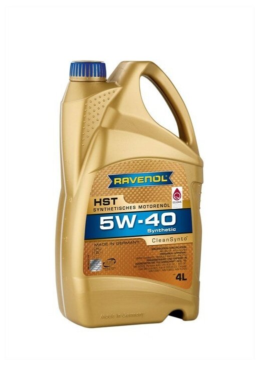 Моторное Масло Ravenol Hst Sae 5W-40 (4Л) Ravenol арт. 4014835856554