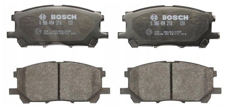 Дисковые тормозные колодки передние BOSCH 0986494218 (1 шт.)