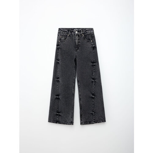 фото Джинсы sela, размер 122, серый